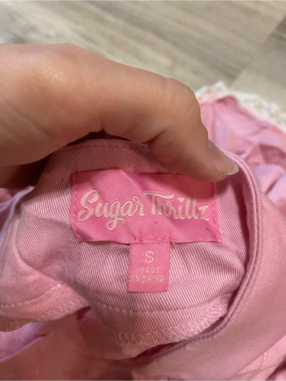 Dolls Kill Sugar Thrillz Milking It Apron Skirt- NWOT never worn - Picture 8 of 9